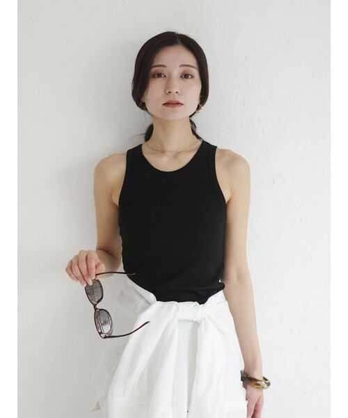 LAGUNAMOON（ラグナムーン）の「アメスリタンクトップ（タンクトップ・レディース・ブラック/ホワイト/ベージュ・FREE）」の15枚目の写真