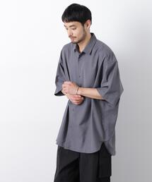 ビッグドレープシャツ 半袖
