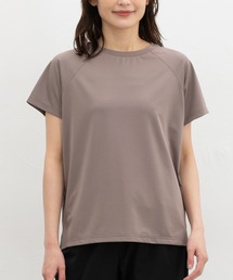 【ハニさら・アクティブウェア・吸水速乾・UVカット】アクティブ半袖Tシャツ