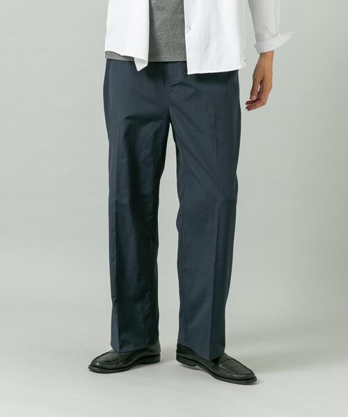 URBAN RESEARCH ROSSO MEN（アーバンリサーチロッソメン）の「『イージーケア』『XLサイズあり』アーバンリラックスリネンストレートパンツ（その他パンツ・メンズ・ネイビー/ブラック/カーキ/ベージュ・X-LARGE/LARGE/MEDIUM/SMALL）」の18枚目の写真