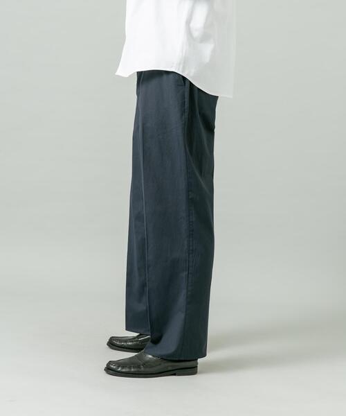 URBAN RESEARCH ROSSO MEN（アーバンリサーチロッソメン）の「『イージーケア』『XLサイズあり』アーバンリラックスリネンストレートパンツ（その他パンツ・メンズ・ネイビー/ブラック/カーキ/ベージュ・X-LARGE/LARGE/MEDIUM/SMALL）」の19枚目の写真