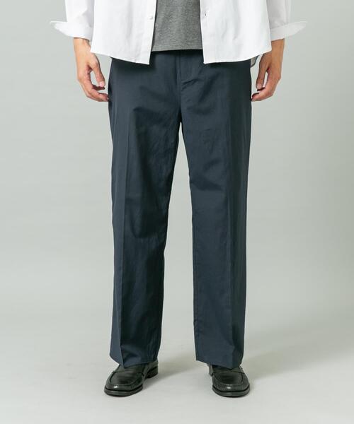 URBAN RESEARCH ROSSO MEN（アーバンリサーチロッソメン）の「『イージーケア』『XLサイズあり』アーバンリラックスリネンストレートパンツ（その他パンツ・メンズ・ネイビー/ブラック/カーキ/ベージュ・X-LARGE/LARGE/MEDIUM/SMALL）」の21枚目の写真