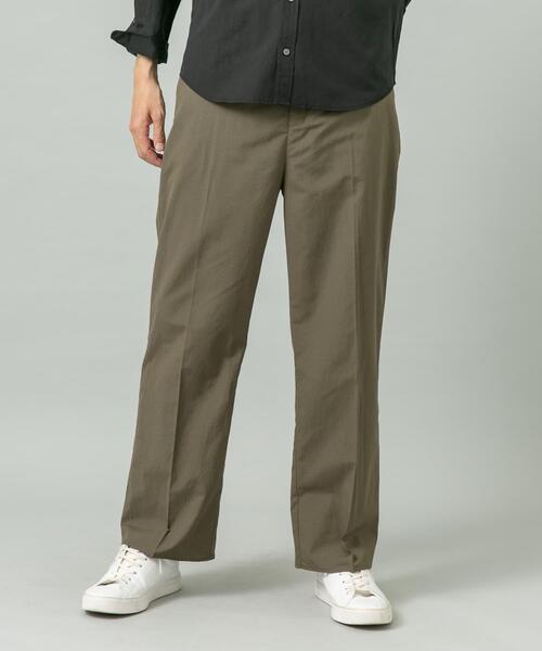 URBAN RESEARCH ROSSO MEN（アーバンリサーチロッソメン）の「『イージーケア』『XLサイズあり』アーバンリラックスリネンストレートパンツ（その他パンツ・メンズ・ネイビー/ブラック/カーキ/ベージュ・X-LARGE/LARGE/MEDIUM/SMALL）」の7枚目の写真
