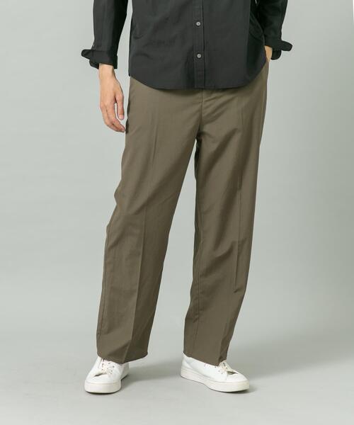 URBAN RESEARCH ROSSO MEN（アーバンリサーチロッソメン）の「『イージーケア』『XLサイズあり』アーバンリラックスリネンストレートパンツ（その他パンツ・メンズ・ネイビー/ブラック/カーキ/ベージュ・X-LARGE/LARGE/MEDIUM/SMALL）」の9枚目の写真
