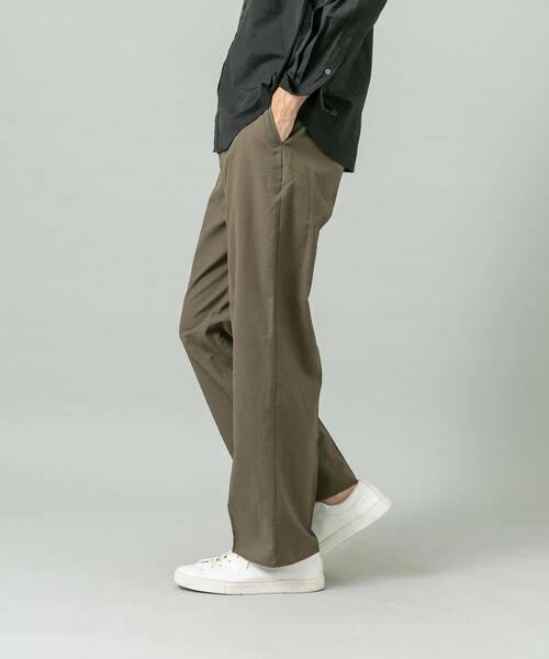 URBAN RESEARCH ROSSO MEN（アーバンリサーチロッソメン）の「『イージーケア』『XLサイズあり』アーバンリラックスリネンストレートパンツ（その他パンツ・メンズ・ネイビー/ブラック/カーキ/ベージュ・X-LARGE/LARGE/MEDIUM/SMALL）」の10枚目の写真
