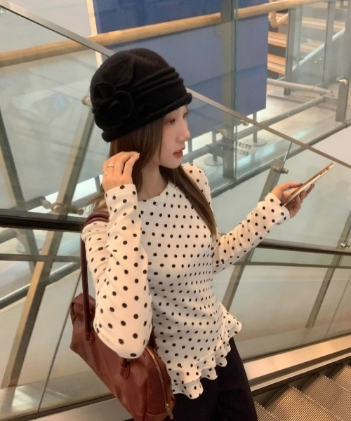 REBALANCE（リバランス）の「ドット柄長袖トップス（その他トップス・レディース・A・MEDIUM/LARGE/SMALL/X-LARGE）」の14枚目の写真