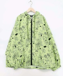 ScoLar（スカラー）の「361117：Parity×恐竜in宇宙柄 軽量パーカー（パーカー）」