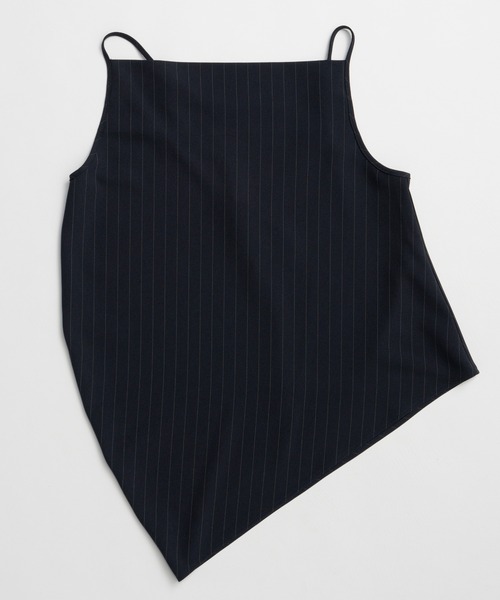 PRANK PROJECT(プランクプロジェクト)の「【2026Summer Pre-Order】ドレープキャミ / Drape Cami(キャミソール・レディース・ネイビー/ブラック・FREE)」の16枚目の写真