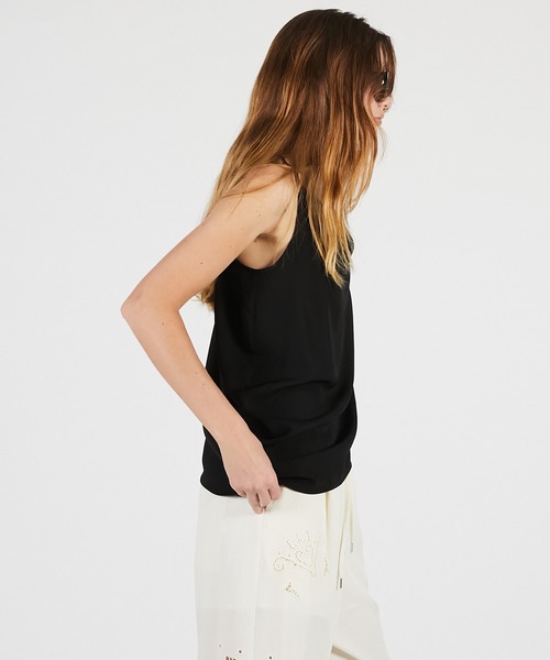 PRANK PROJECT(プランクプロジェクト)の「【2026Summer Pre-Order】ドレープキャミ / Drape Cami(キャミソール・レディース・ネイビー/ブラック・FREE)」の8枚目の写真