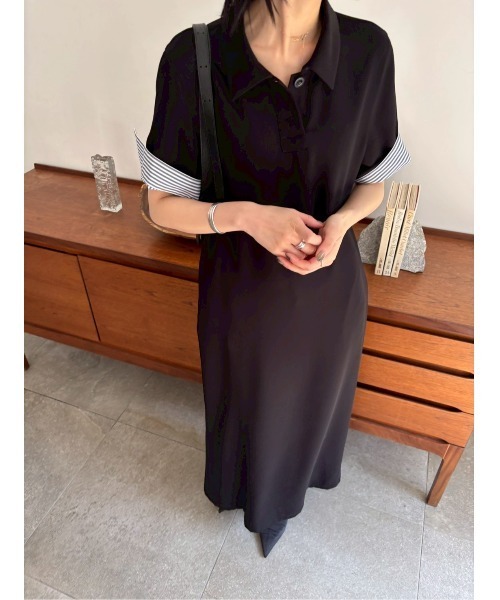 Polo design maxi OP ポロデザインマキシワンピース