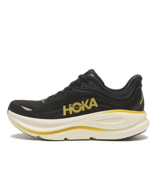 HOKA(ホカ)の「BONDI 9 1162011-CWG(スニーカー・メンズ・ブラック・27.5cm/27.0cm/26.5cm/26.0cm/25.5cm/25.0cm/30.0cm/29.0cm/28.5cm/28.0cm)」の8枚目の写真