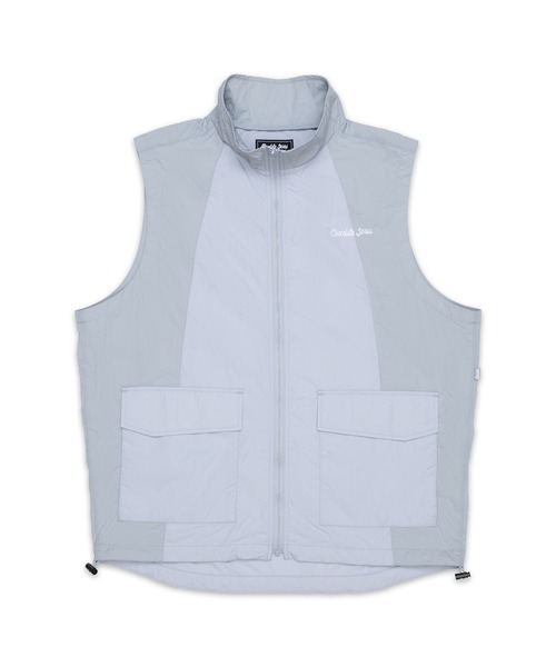 Chocolate Jesus (チョコレートジーザス )の「CJ NYLON VEST(ベスト・メンズ・ネイビー/グレー・MEDIUM/LARGE/X-LARGE)」の2枚目の写真