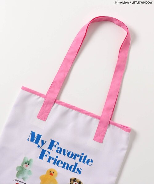 BREEZE（ブリーズ）の「mojojojo 転写トートBAG（トートバッグ・キッズ・ピンク/ベージュ/エメラルド・FREE）」の11枚目の写真