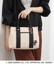 ハローキティコラボ（ハローキティコラボ）の「【ハローキティ】Leeスクエア2WAYトート（トートバッグ）」