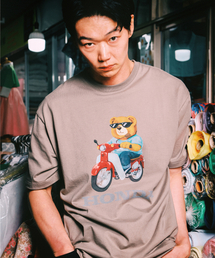 PHYPS MOTORCYCLE（フィップスモーターサイクル）の「Honda Bear T-Shirt Brown（Tシャツ/カットソー）」