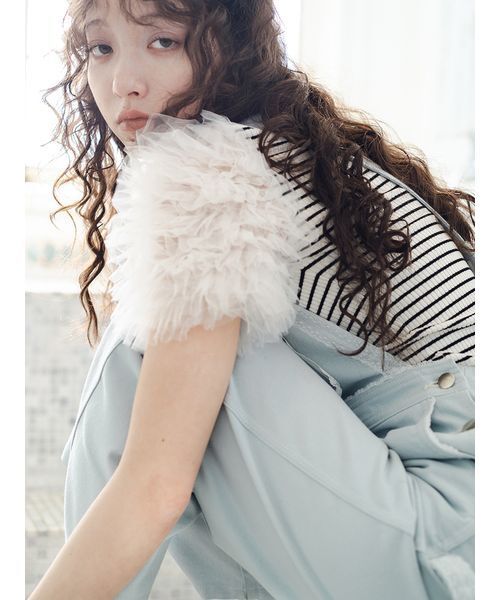 FURFUR（ファーファー）の「レースコンビバレリーナカチューシャ（カチューシャ・レディース・ブラック/ホワイト・F）」の11枚目の写真