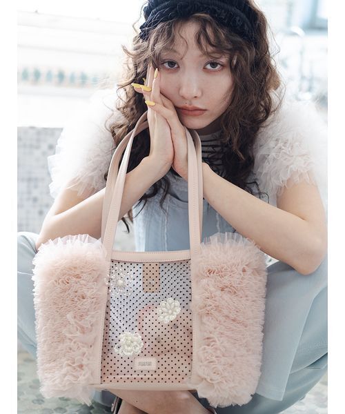 FURFUR（ファーファー）の「レースコンビバレリーナカチューシャ（カチューシャ・レディース・ブラック/ホワイト・F）」の8枚目の写真