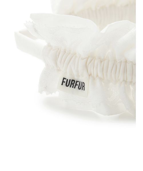 FURFUR（ファーファー）の「レースコンビバレリーナカチューシャ（カチューシャ・レディース・ブラック/ホワイト・F）」の5枚目の写真
