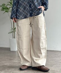 ダブルニーバレルデニム