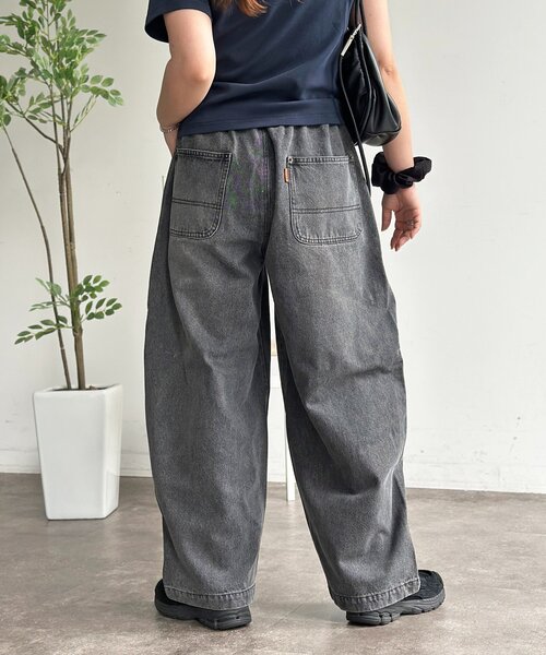 CPCM（シーピーシーエム）の「ダブルニーバレルデニム（デニムパンツ・メンズ・ブラック/サックスブルー/アイボリー・X-LARGE/SMALL/MEDIUM/LARGE）」の12枚目の写真
