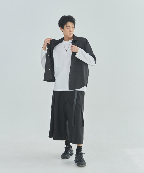LAD EDITION(ラッドエディション)の「カットオフモジュールシャツ_ブラック(シャツ/ブラウス・メンズ・その他・FREE)」の10枚目の写真