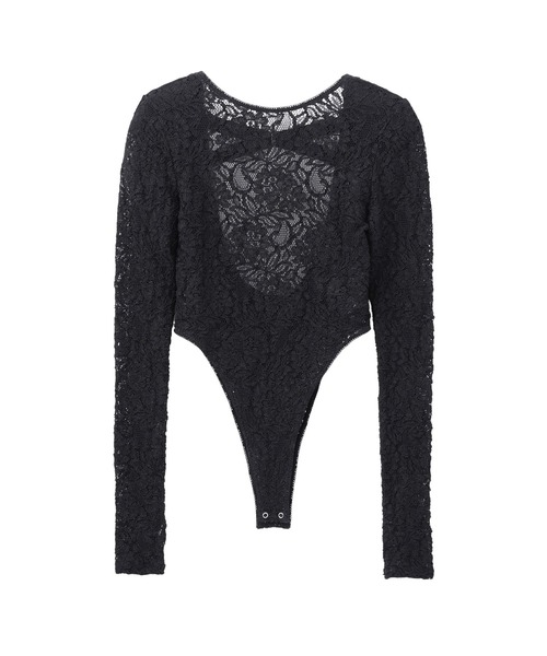 JOHN LAWRENCE SULLIVAN/ジョンローレンスサリバン】LACE BODYSUIT TOP 