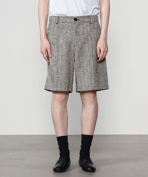 Bshop（ビショップ）の「eunoia| ヘリンボーン ショートパンツ MEN（その他パンツ・メンズ・ブラック・ONE）」の9枚目の写真