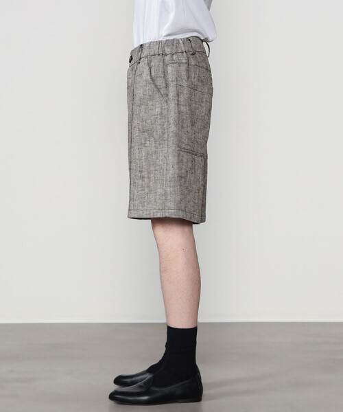 Bshop（ビショップ）の「eunoia| ヘリンボーン ショートパンツ MEN（その他パンツ・メンズ・ブラック・ONE）」の8枚目の写真