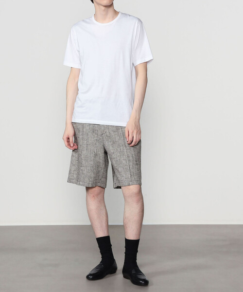 Bshop（ビショップ）の「eunoia| ヘリンボーン ショートパンツ MEN（その他パンツ・メンズ・ブラック・ONE）」の4枚目の写真