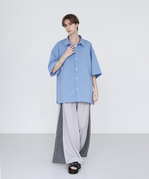 SOCCE(ソーシー)の「サイドZIPジャガードワイドスラックス(スラックス・メンズ・ライトグレー/チャコール/ブラック・XL/L/M/S)」の9枚目の写真