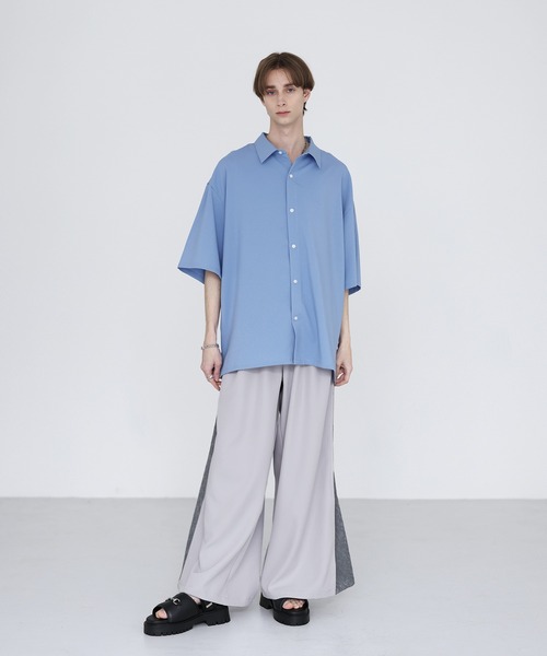 SOCCE(ソーシー)の「サイドZIPジャガードワイドスラックス(スラックス・メンズ・ライトグレー/チャコール/ブラック・XL/L/M/S)」の10枚目の写真