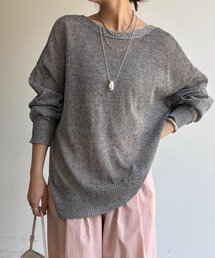 DouDou | メランジ前後2WAYカーディガン(カーディガン/ボレロ)