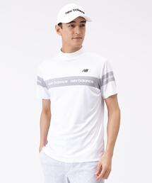 接触冷感 半袖 モックネック プルオーバー (MENS)