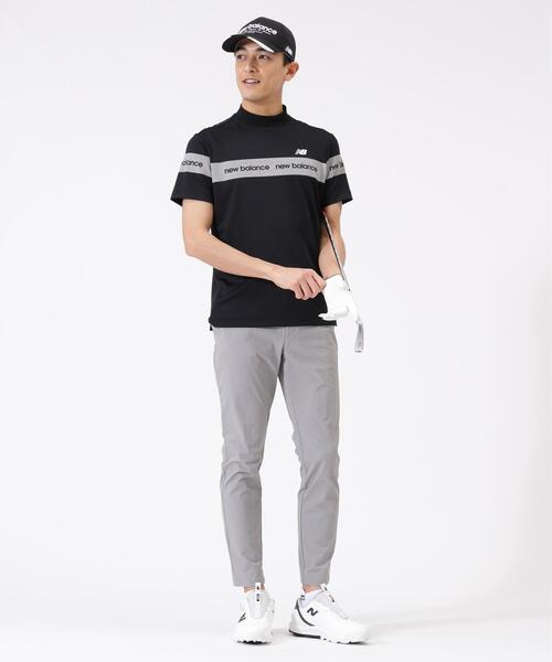 New Balance Golf（ニューバランスゴルフ）の「接触冷感 半袖 モックネック プルオーバー (MENS)（Tシャツ/カットソー・メンズ・イエロー系その他/ブラック/ホワイト・XX-LARGE/X-LARGE/LARGE/MEDIUM）」の4枚目の写真
