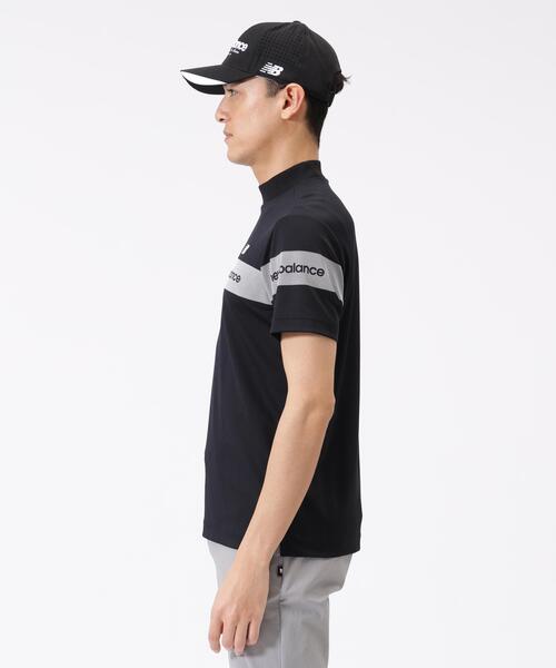 New Balance Golf（ニューバランスゴルフ）の「接触冷感 半袖 モックネック プルオーバー (MENS)（Tシャツ/カットソー・メンズ・イエロー系その他/ブラック/ホワイト・XX-LARGE/X-LARGE/LARGE/MEDIUM）」の8枚目の写真