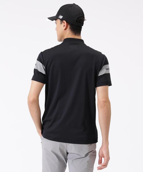 New Balance Golf（ニューバランスゴルフ）の「接触冷感 半袖 モックネック プルオーバー (MENS)（Tシャツ/カットソー・メンズ・イエロー系その他/ブラック/ホワイト・XX-LARGE/X-LARGE/LARGE/MEDIUM）」の9枚目の写真