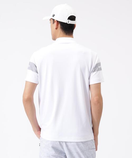 New Balance Golf（ニューバランスゴルフ）の「接触冷感 半袖 モックネック プルオーバー (MENS)（Tシャツ/カットソー・メンズ・イエロー系その他/ブラック/ホワイト・XX-LARGE/X-LARGE/LARGE/MEDIUM）」の18枚目の写真
