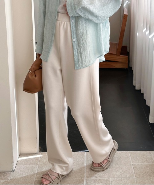 DAY CLOSET(デイ クローゼット)の「【大きいサイズ有/後ろゴム有】ゆるっとコクーンシルエット。リラックス イージーパンツ レディース(その他パンツ・レディース・ブラック/ネイビー/グレー/アイボリー/マスタード・L/XL/S/M)」の8枚目の写真