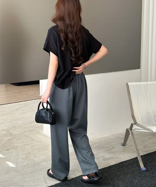 DAY CLOSET(デイ クローゼット)の「【大きいサイズ有/後ろゴム有】ゆるっとコクーンシルエット。リラックス イージーパンツ レディース(その他パンツ・レディース・ブラック/ネイビー/グレー/アイボリー/マスタード・L/XL/S/M)」の15枚目の写真