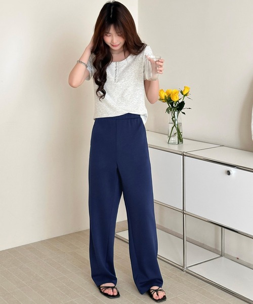 DAY CLOSET(デイ クローゼット)の「【大きいサイズ有/後ろゴム有】ゆるっとコクーンシルエット。リラックス イージーパンツ レディース(その他パンツ・レディース・ブラック/ネイビー/グレー/アイボリー/マスタード・L/XL/S/M)」の18枚目の写真