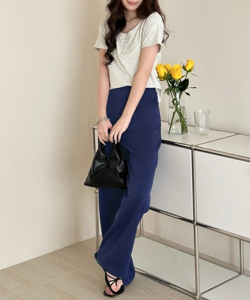DAY CLOSET(デイ クローゼット)の「【大きいサイズ有/後ろゴム有】ゆるっとコクーンシルエット。リラックス イージーパンツ レディース(その他パンツ・レディース・ブラック/ネイビー/グレー/アイボリー/マスタード・L/XL/S/M)」の20枚目の写真