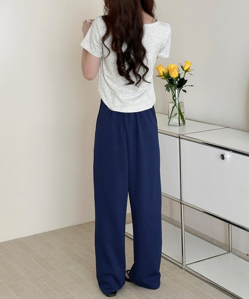 DAY CLOSET(デイ クローゼット)の「【大きいサイズ有/後ろゴム有】ゆるっとコクーンシルエット。リラックス イージーパンツ レディース(その他パンツ・レディース・ブラック/ネイビー/グレー/アイボリー/マスタード・L/XL/S/M)」の21枚目の写真
