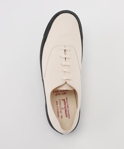EDIFICE(エディフィス)の「WAKOUWA CANVAS OX LOW BLAXK SOLE(スニーカー・メンズ・アイボリー・25.5cm/26cm/26.5cm/27cm/27.5cm)」の1枚目の写真