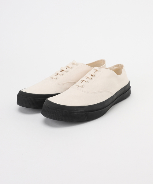 EDIFICE(エディフィス)の「WAKOUWA CANVAS OX LOW BLAXK SOLE(スニーカー・メンズ・アイボリー・25.5cm/26cm/26.5cm/27cm/27.5cm)」の2枚目の写真
