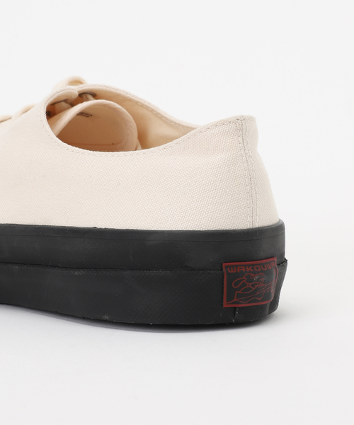 EDIFICE(エディフィス)の「WAKOUWA CANVAS OX LOW BLAXK SOLE(スニーカー・メンズ・アイボリー・25.5cm/26cm/26.5cm/27cm/27.5cm)」の6枚目の写真