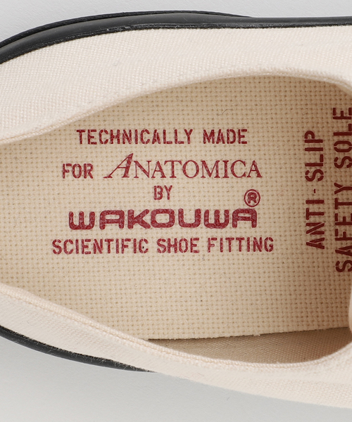 EDIFICE(エディフィス)の「WAKOUWA CANVAS OX LOW BLAXK SOLE(スニーカー・メンズ・アイボリー・25.5cm/26cm/26.5cm/27cm/27.5cm)」の9枚目の写真