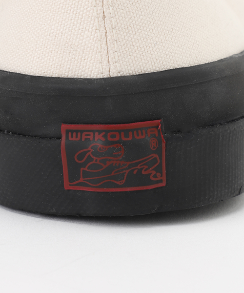 EDIFICE(エディフィス)の「WAKOUWA CANVAS OX LOW BLAXK SOLE(スニーカー・メンズ・アイボリー・25.5cm/26cm/26.5cm/27cm/27.5cm)」の11枚目の写真
