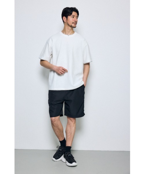 AZUL by moussy(アズールバイマウジー)の「SHELTECH Light ショートパンツ(スラックス・メンズ・ブラック/グレー系その他/グレー・MEDIUM/LARGE/SMALL)」の5枚目の写真