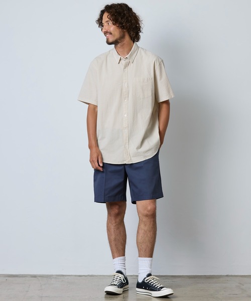 L.L.Bean(エルエルビーン)の「コンフォート・ストレッチ・パフォーマンス・シアサッカー・シャツ、半袖 スライトリー・フィット ストライプ 米国フィット・レギュラー(シャツ/ブラウス・メンズ・ネイビー/ブルー/カーキブラウン・SMALL/LARGE/MEDIUM)」の20枚目の写真