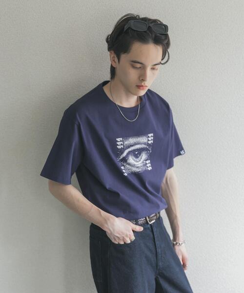 SENSE OF PLACE by URBAN RESEARCH(センスオブプレイスバイアーバンリサーチ)の「『別注』LOVE POP STUDIO×SENSE OF PLACE SHORT-SLEEVE T-SHIRTS(Tシャツ/カットソー・メンズ・ブラック/レッド/ネイビー・LARGE/MEDIUM)」の1枚目の写真